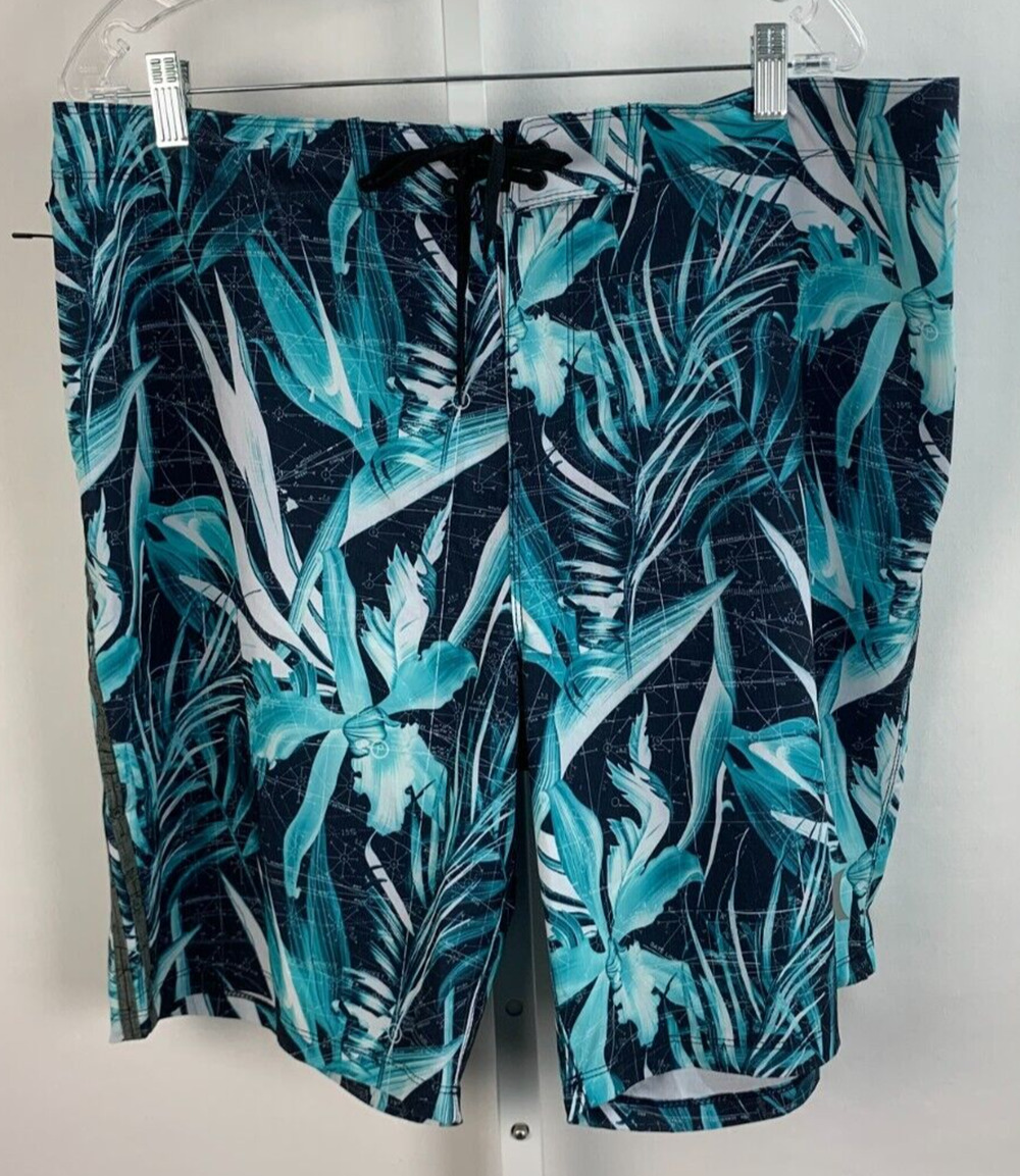 Hurley Men's Phantom John John Florence JJF 4 Pro Maps 9" Boardshorts sz 38 EUC
